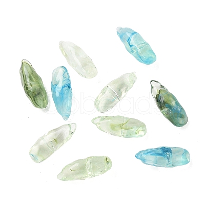 Two Tone Imitation Gemstone Style Acrylic Beads AC-CBA6852-01M-1