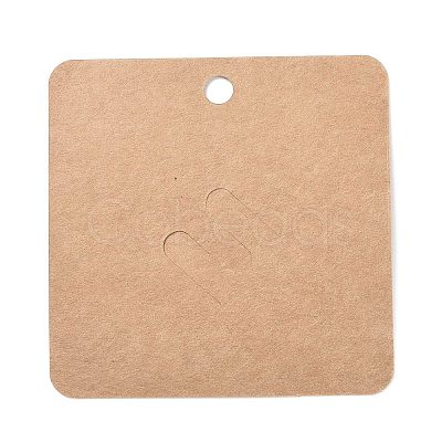 Blank Kraft Paper Broochs Display Cards X1-CDIS-G005-08-1