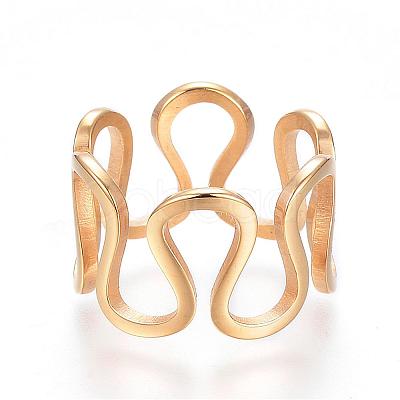 304 Stainless Steel Wide Band Rings RJEW-G081-29G-17mm-1