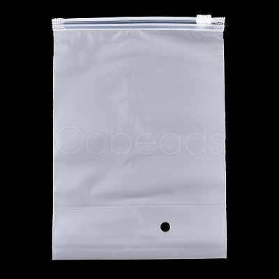 Frosted PE Jewelry Zip Lock Storage Bags ABAG-T010-01A-1