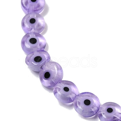 Handmade Evil Eye Lampwork Beads Strands LAMP-G164-10A-02-1