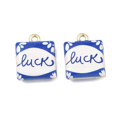 Printed Alloy Pendants PALLOY-P319-07E-03-1