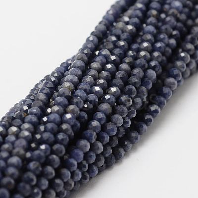 Natural Sapphire Bead Strands X-G-P271-3mm-13-1