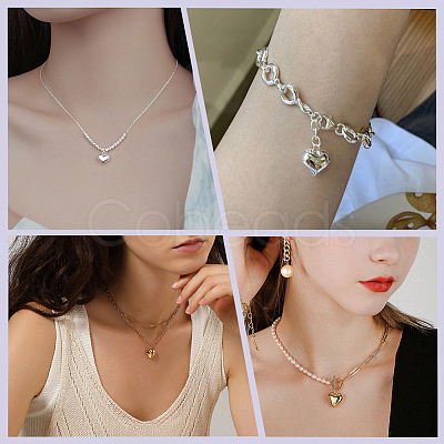 6Pcs 2 Colors Eco-Friendly Brass Pendants KK-BBC0024-64-1