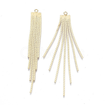 Brass Chain Tassel Big Pendants X1-KK-N231-110G-NF-1