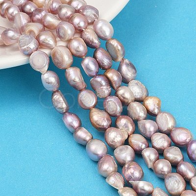 Natural Cultured Freshwater Pearl Beads Strands PEAR-P064-20C-02B-1