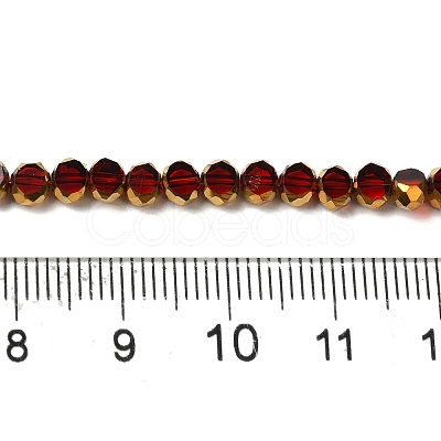 Electroplate Glass Beads Strands EGLA-P061-01B-05-1