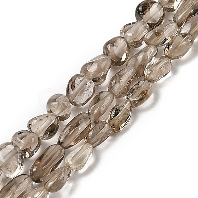Natural Smoky Quartz Beads Strands G-H085-D01-01-1
