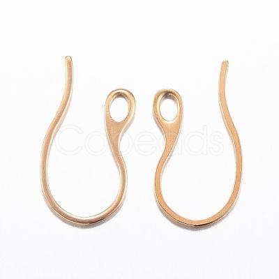 Ion Plating(IP) 304 Stainless Steel Earring Hooks STAS-H383-28G-1