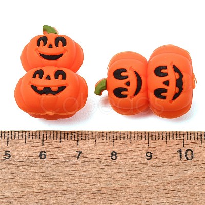 Halloween Silicone Focal Beads SL-CBADC51-08-1