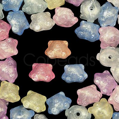 Luminous Transparent Acrylic Beads OACR-B031-19-1