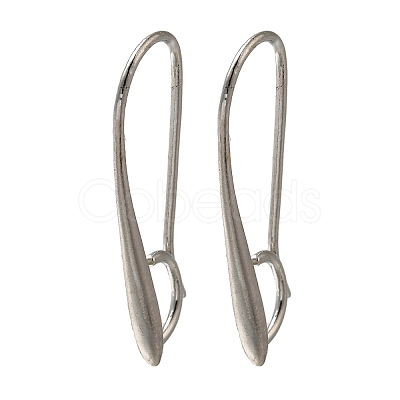 Brass Earring Hooks KK-H502-11P-1