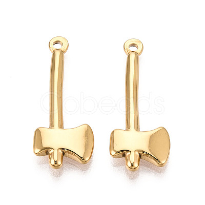 304 Stainless Steel Pendants STAS-T068-39G-1