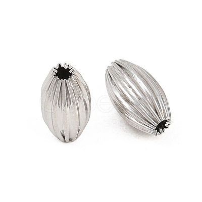 304 Stainless Steel Beads STAS-F339-10C-01-1