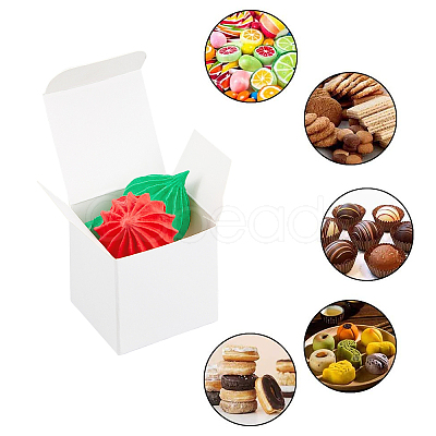 Foldable Creative Kraft Paper Box CON-WH0062-04B-1