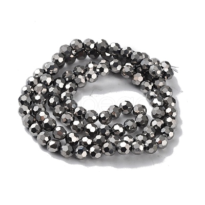 Electroplate Glass Bead Strands LS-EGLA-R042-6mm-06-1