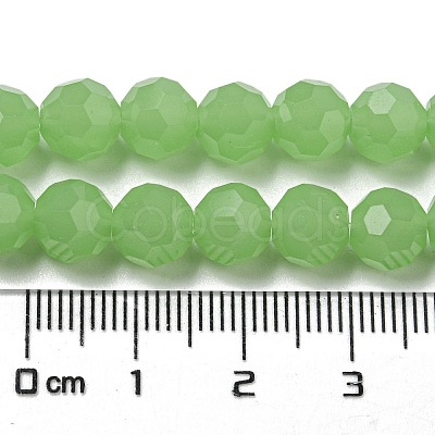 Imitation Jade Glass Beads Stands EGLA-A035-J8mm-D01-1