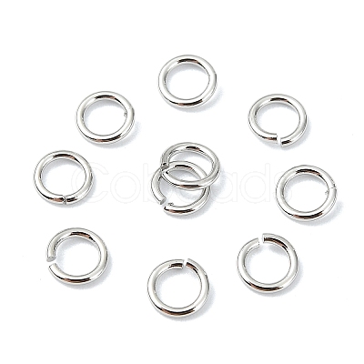 SHEGRACE 30G Brass Saw Cut Open Jump Rings XGRPCN936-238P-1
