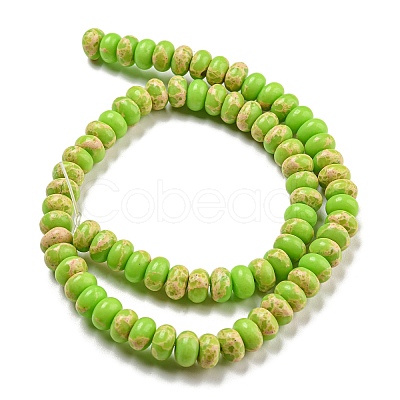 Synthetic Imperial Jasper Dyed Beads Strands G-D077-E01-01D-1