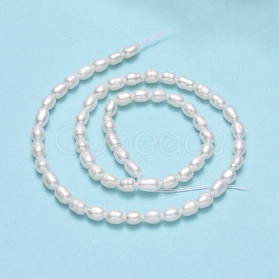 Natural Cultured Freshwater Pearl Beads Strands PEAR-J006-10E-01-1