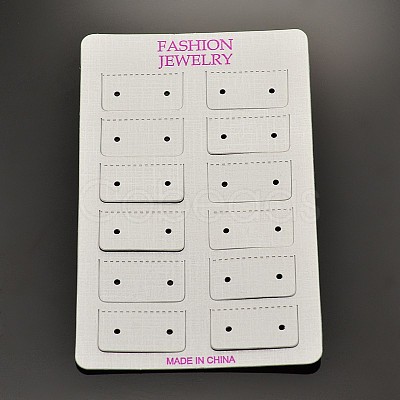 Rectangle Plastic Display Cards TOOL-F002-10-1