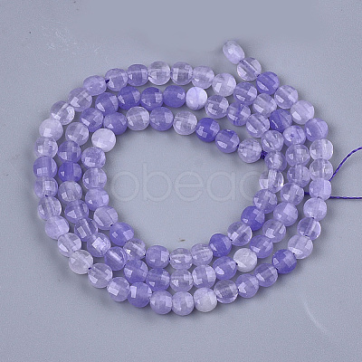 Natural White Jade Beads Strands G-S354-35-1