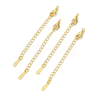 SHEGRACE Brass Curb Chain Extender XGR0150G-165G-1