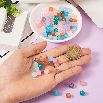 200Pcs 10 Colors Glass Beads GLAA-TA0001-29-1