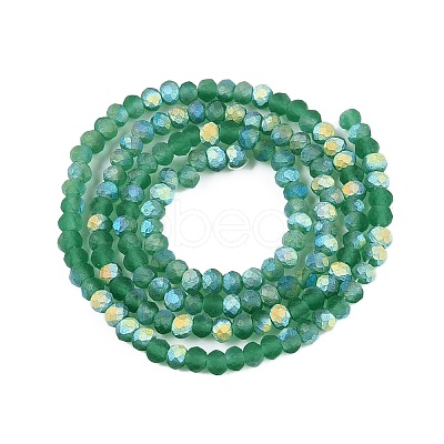 Transparent Glass Beads Strands EGLA-A044-T2mm-MB18-1