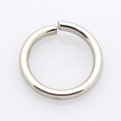 Non-Tarnish 304 Stainless Steel Open Jump Rings STAS-E067-05-8mm-1