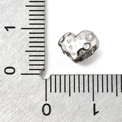 Brass Micro Pave Clear Cubic Zirconia Beads LS-KK-U061-15C-P-1