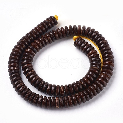 Coconut Beads Strands X-COCO-O009-01-8x3mm-1