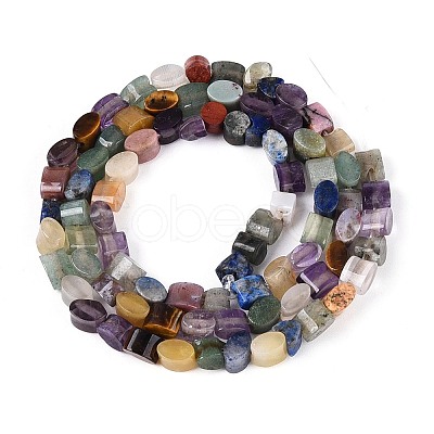 Natural Mixed Gemstone Beads Strands G-T143-33-1