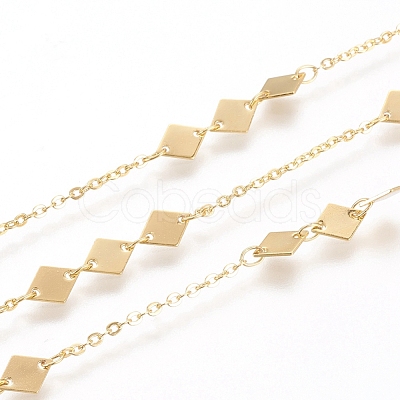 Brass Cable Chains CHC-G011-12G-1