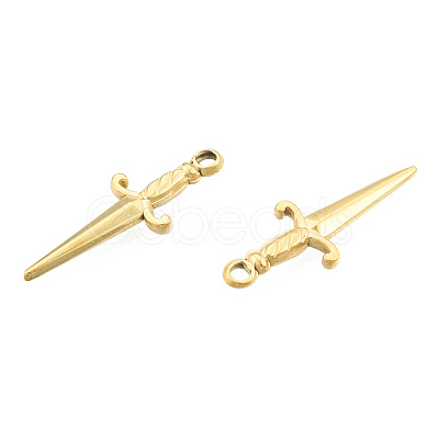 Ion Plating(IP) 201 Stainless Steel Pendants STAS-N098-246LG-1
