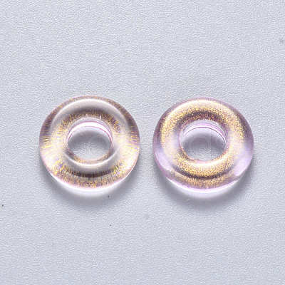 Transparent Spray Painted Glass Beads GLAA-S190-003A-05-1