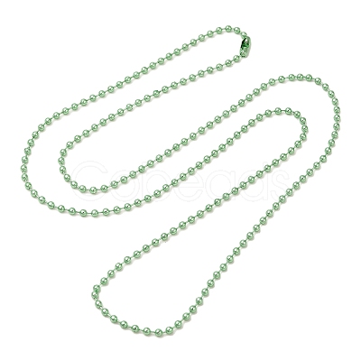 Iron Ball Bead Chains CH-E002-2.4mm-Y09A-1