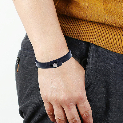 1Pc Punk Retro Ethnic Style Handmade Leather Bracelet Couple Literary Hand Strap Men BJEW-CL0001-02C-1