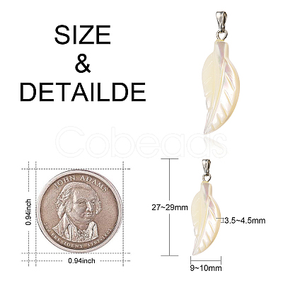 Natural Trochid Shell/Trochus Shell Pendants BSHE-CJC0002-13-1