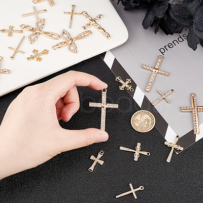 ARRICRAFT 20Pcs 10 Style Zinc Alloy Pendants FIND-AR0002-92-1