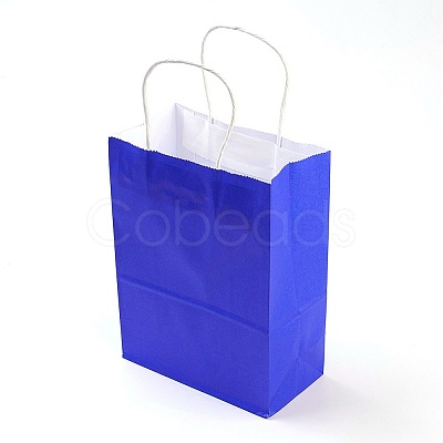 Pure Color Kraft Paper Bags LS-AJEW-G020-B-04-1