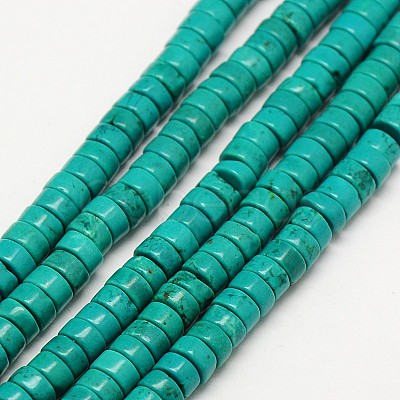 Natural Magnesite Beads Strands G-N0132-03-6mm-1