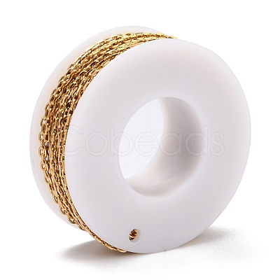 PVD Vacuum Plating 304 Stainless Steel Cable Chains CHS-D033-03G-01-1