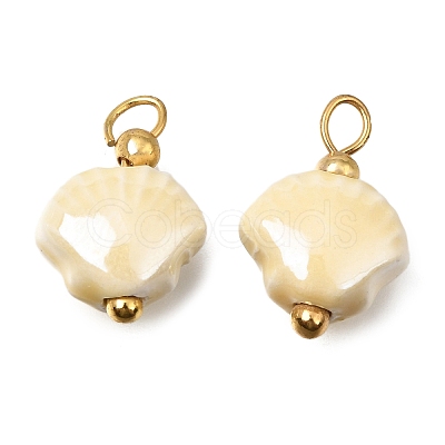Handmade Porcelain Pendants PR-CBA0027-02G-1