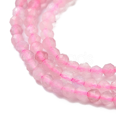 Natural Madagascar Rose Quartz Beads Strands G-B088-C09-02-1
