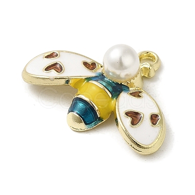 Rack Alloy Enamel Pendants ENAM-Q505-07G-02-1