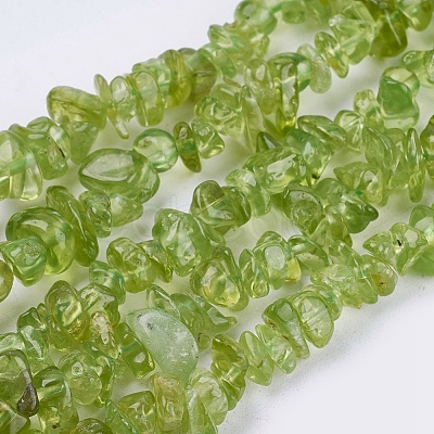 Natural Peridot Beads Strands G-J119-04-1