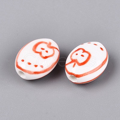 Handmade Porcelain Beads PORC-N012-14D-02-1