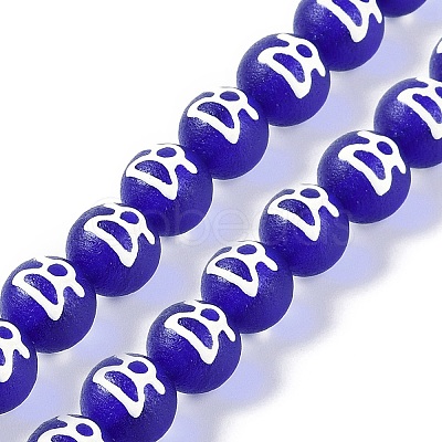 Handmade Lampwork Beads GLAA-B021-07B-1
