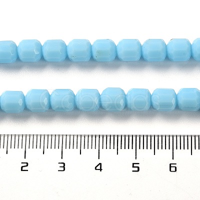 Opaque Glass Beads Strands GLAA-G112-03C-1